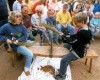 Das Flachsprojekt: Vom Flachs zum Leinen
