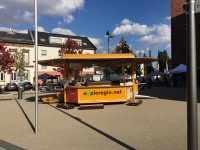 Das eXploregio.mobil auf dem Lernfest in Zülpich