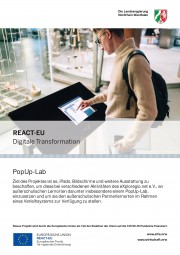 Förderung des Projekts PopUp-Lab über REACT-EU-Mittel